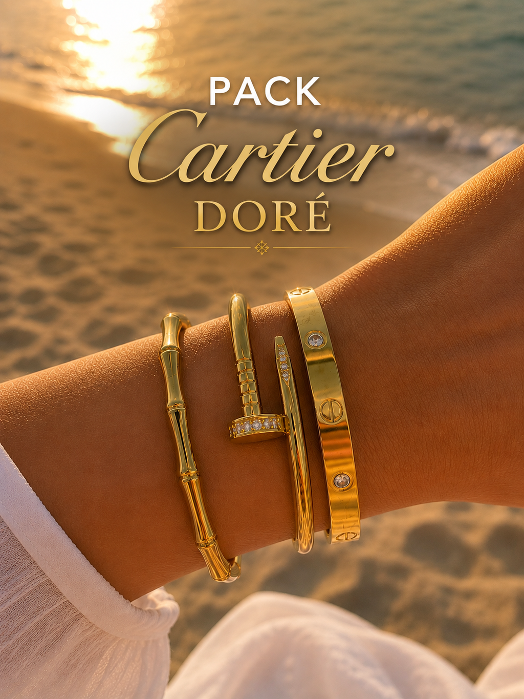 3 bracelets plus gourmette offert🎁
