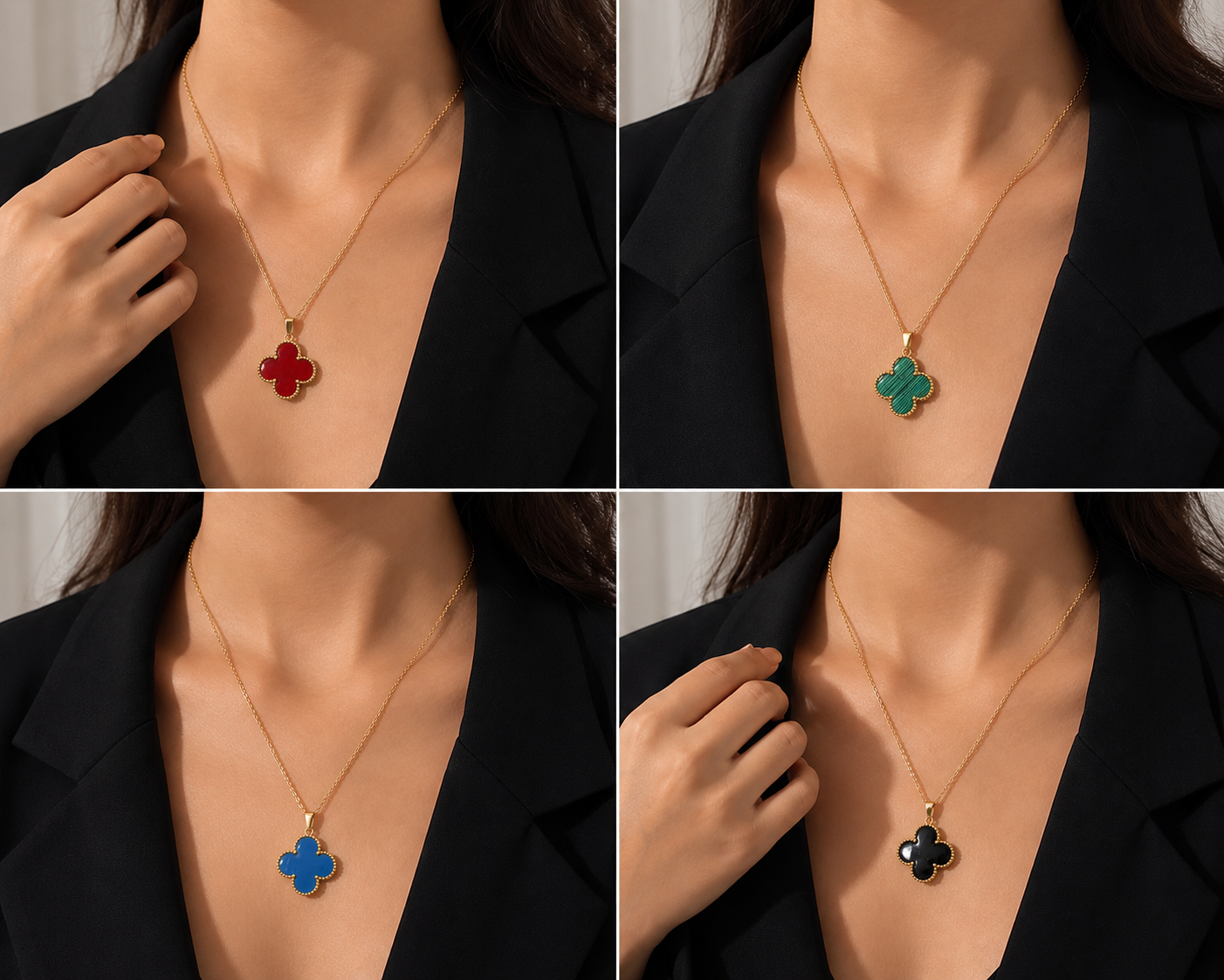 Collier Trèfle Élégance