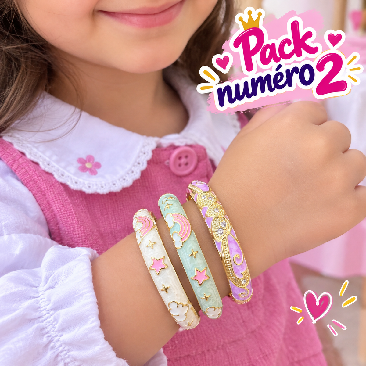 Pack Rentrée Scolaire 🎀 | 3 Bracelets + 1 Gratuite 🎁