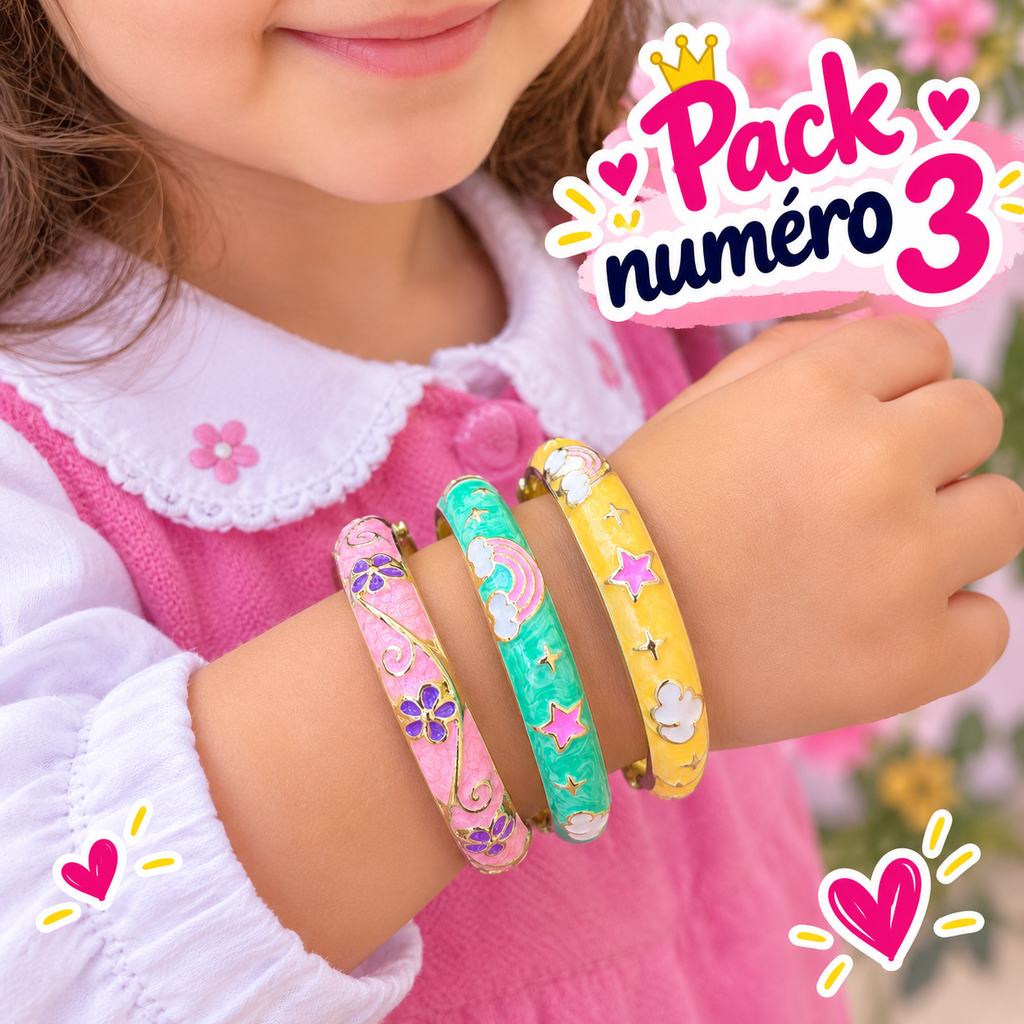 Pack Rentrée Scolaire 🎀 | 3 Bracelets + 1 Gratuite 🎁