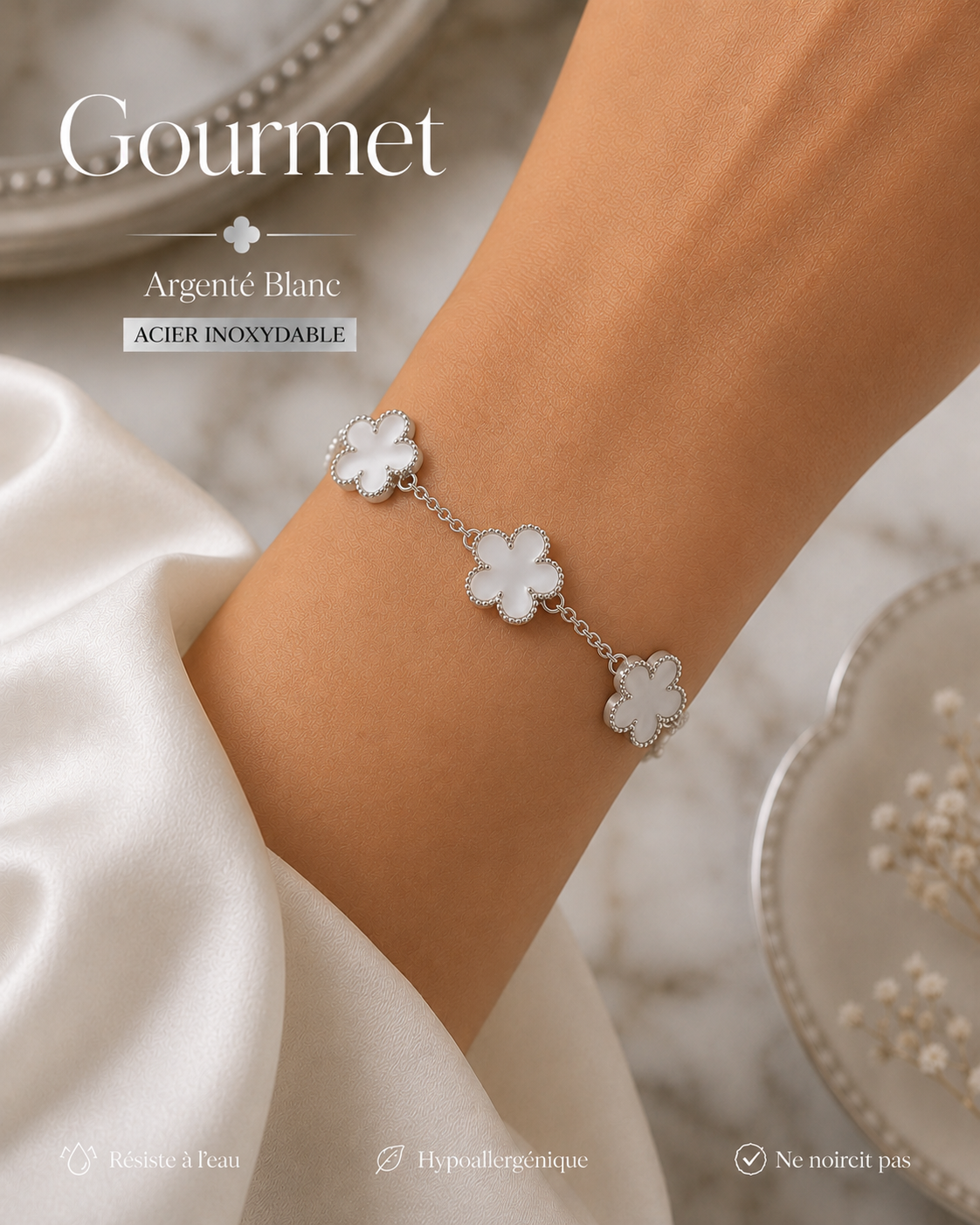3 bracelets plus gourmette offert🎁