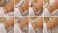 Bracelet trèfle Élégance – Collection Colorée
