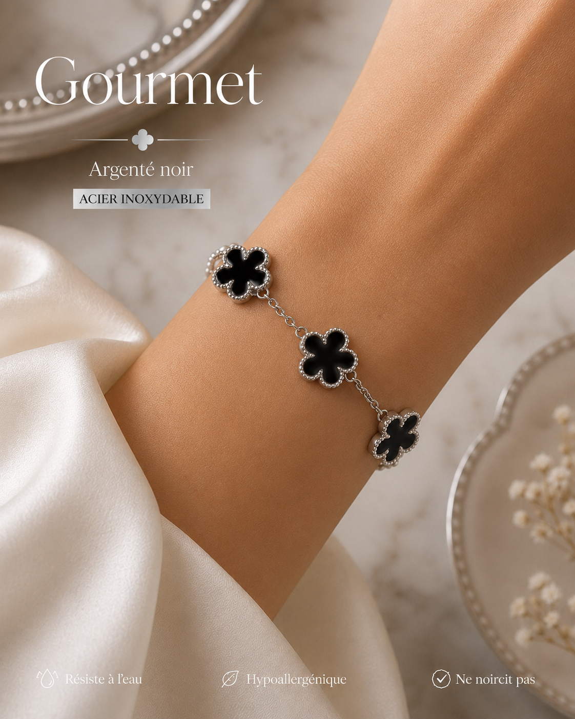 3 bracelets plus gourmette offert🎁