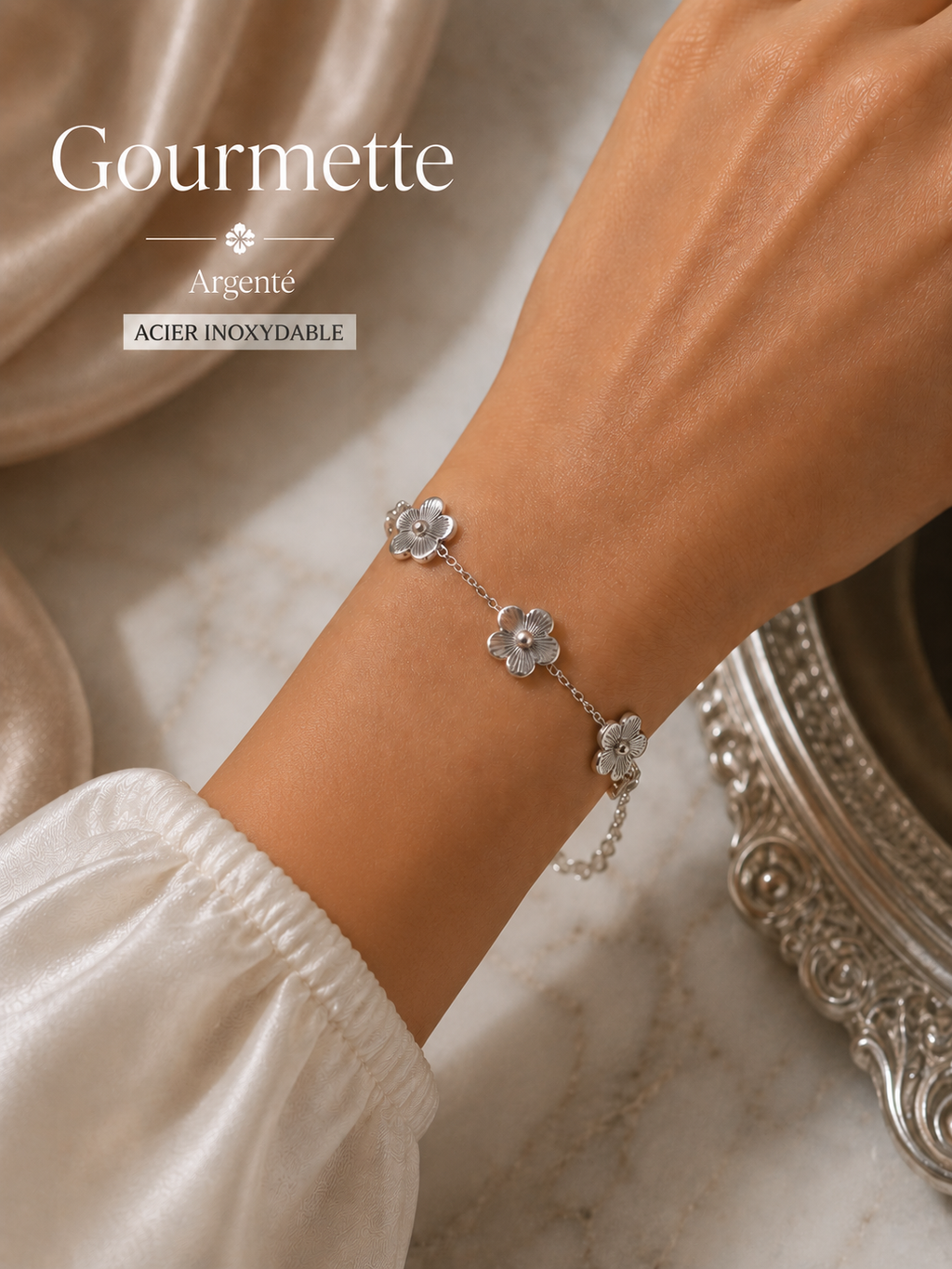 3 bracelets plus gourmette offert🎁