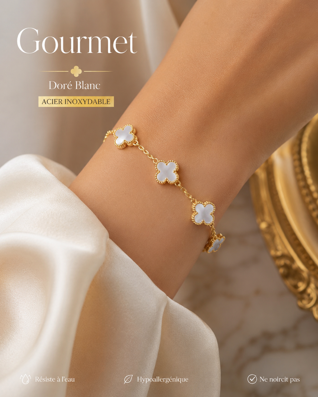 3 bracelets plus gourmette offert🎁