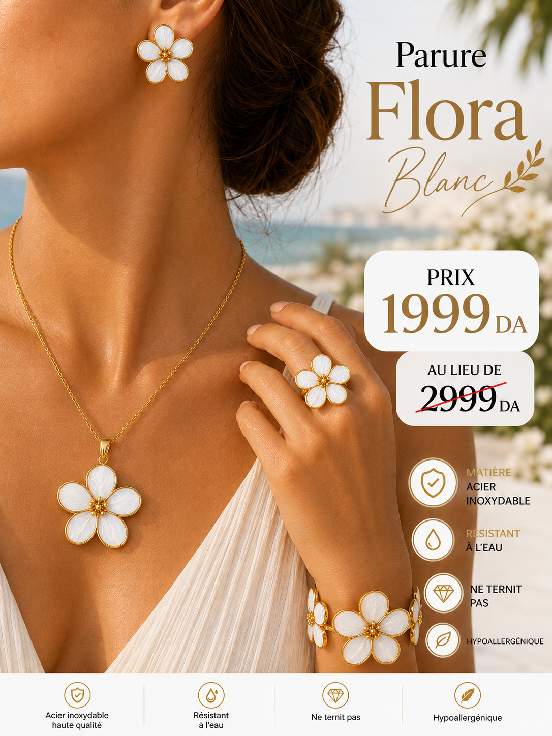 🌸 Parure Flora – أناقة تزهر معك