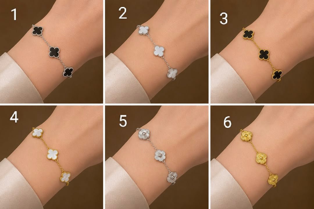 Bracelet Trèfle Élégance – Collection Exclusive