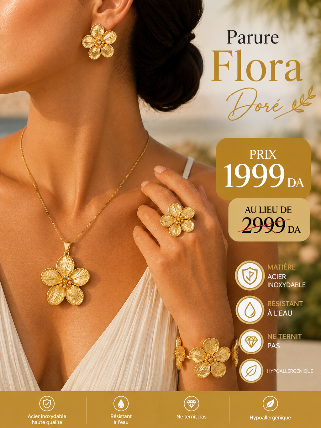 🌸 Parure Flora – أناقة تزهر معك